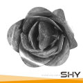 decorative stamped wrought iron roses flowers for garden